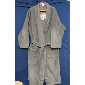 VTG Y2K Harley-Davidson Taz Tasmanian Devil Fleece Robe Mens L/XL Gray Lounger